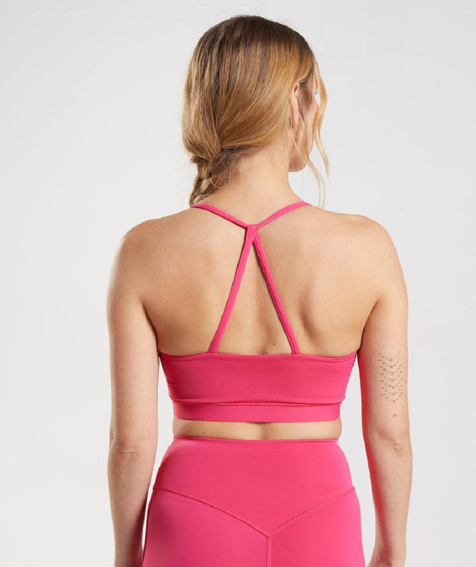 Sujetadores Deportivos Gymshark Studio Mujer Rosas | CO 2206WNB